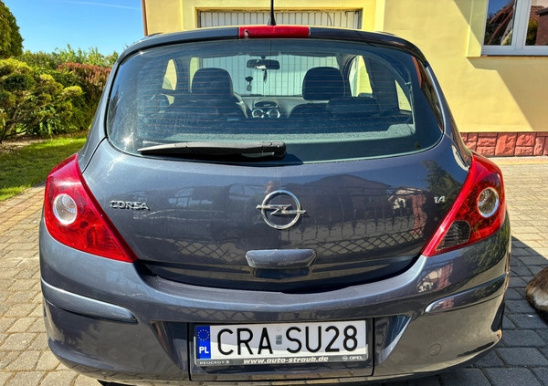 Opel Corsa cena 11500 przebieg: 137000, rok produkcji 2007 z Radziejów małe 37